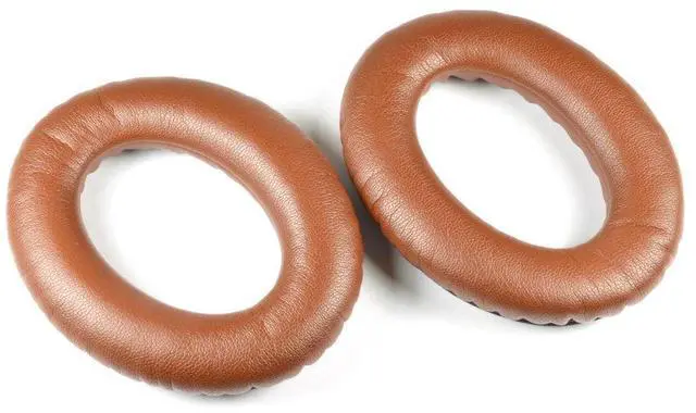 Alt view image 3 of 5 - Replacement Ear pads Cushion Compatible For Bose QuietComfort QC2,QuietComfort 15 QC15,QuietComfort QC25,QuietComfort QC35,AE2,AE2i,AE2w,SoundTrue,SoundLink(Around-Ear) Headphone (COFFEE BROWN)