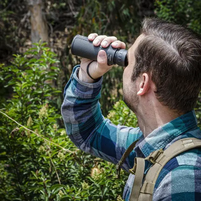 Alt view image 4 of 7 - Blackhawk Waterproof Monocular Compact, Fogproof, Multi-Coated Optics, Slip-Resistant Grip for Birding, Hiking, Sports, Concerts & Outdoor Use