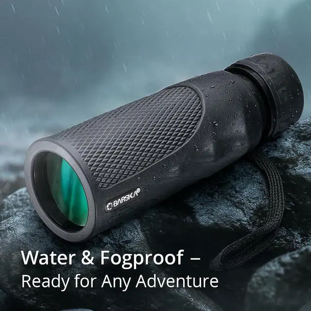 Alt view image 5 of 7 - Blackhawk Waterproof Monocular Compact, Fogproof, Multi-Coated Optics, Slip-Resistant Grip for Birding, Hiking, Sports, Concerts & Outdoor Use