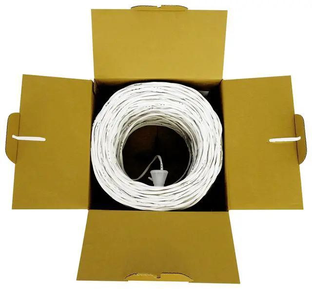 Alt view image 2 of 3 - RCC14-500-2 CL2 14 AWG 500' 2 Conductor CCA Speaker Wire | 70V/100V/8 Ohm Compatible, 30% Copper/70% Aluminum, Color-Coded PVC Jacket, Home and Commercial Us