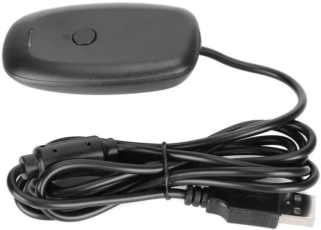 Alt view image 2 of 7 - Wireless Gaming Receiver Adapter, PC USB Controller Dongle for 360, ABS Material, Compatible with 4 Controllers & Headsets, Plug and Play