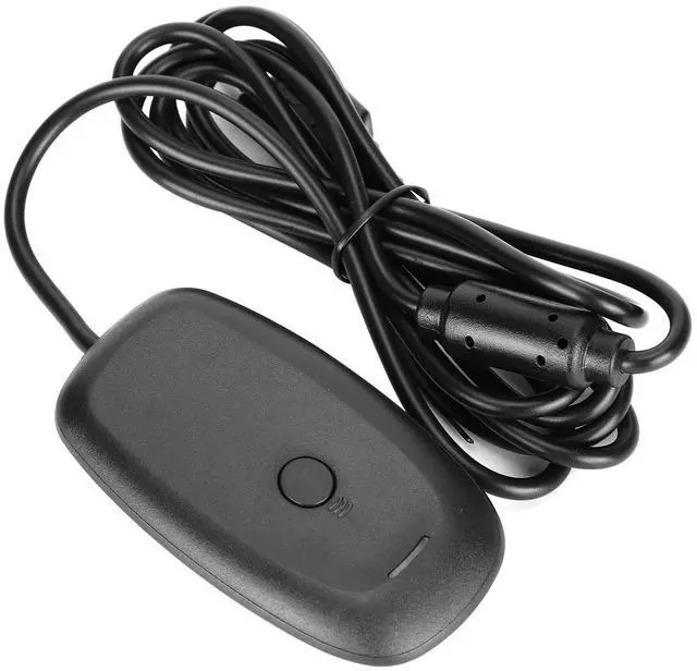 Alt view image 3 of 7 - Wireless Gaming Receiver Adapter, PC USB Controller Dongle for 360, ABS Material, Compatible with 4 Controllers & Headsets, Plug and Play