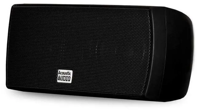 Main image of Acoustic Audio AA32CB Mountable Indoor Center Speaker 300 Watts Black Bookshelf, 2.5-Inch