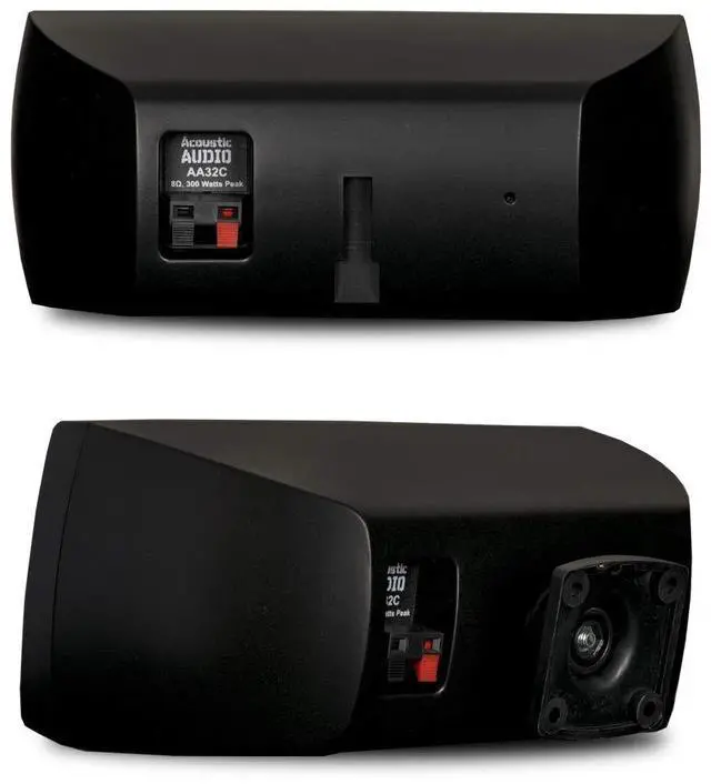 Alt view image 3 of 4 - Acoustic Audio AA32CB Mountable Indoor Center Speaker 300 Watts Black Bookshelf, 2.5-Inch