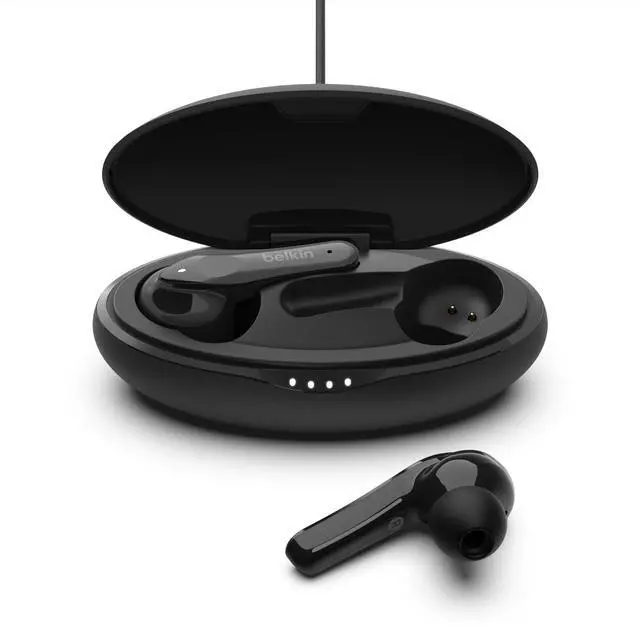 Main image of Wireless Earbuds, SOUNDFORM Move True Wireless Bluetooth Earphones with Touch Controls, IPX5 Certified, Sweat and Water Resistant with Deep Bass for iPhone, Galaxy, and More - Black