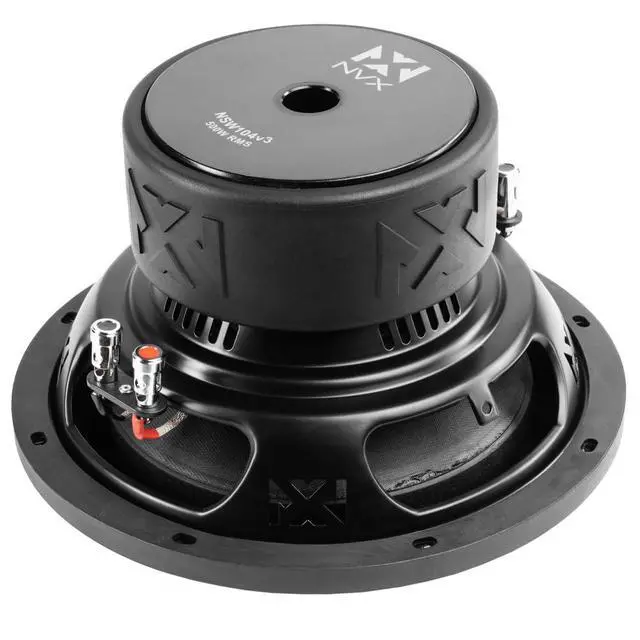Alt view image 5 of 7 - NSW104 Version 3 (NSW104v3) 1000W Peak (500W RMS) N-Series v3 10" Dual 4-Ohm Car Subwoofer