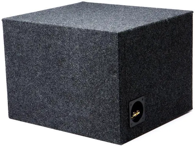 Alt view image 5 of 7 - 12 Inch Ported Subwoofer Box Single Vented Sub Enclosure 5/8" MDF - ASC | Empty speaker housing for your driver, deep bass tuning, fits cars and trucks, durable dense build, easy trunk install
