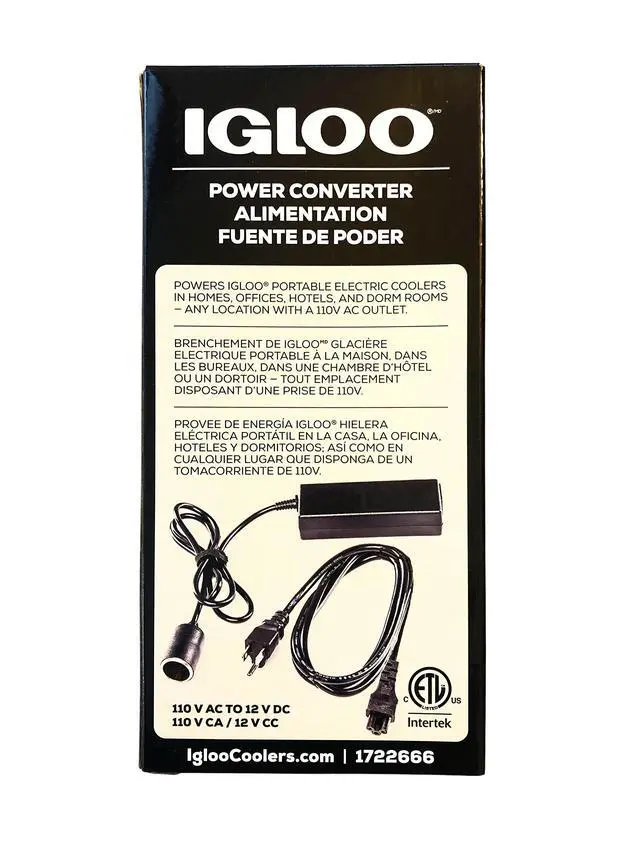 Alt view image 4 of 6 - 110V AC Power Converter for Iceless Kool Mate Cool Chill Thermolectric Coolers