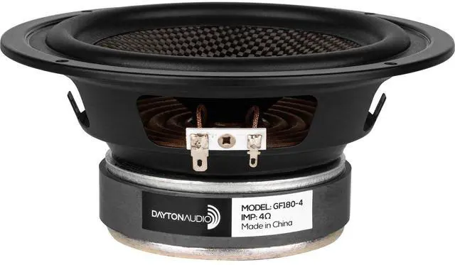 Main image of GF180-4 6-1/2" Glass Fiber Cone Woofer 4 Ohm
