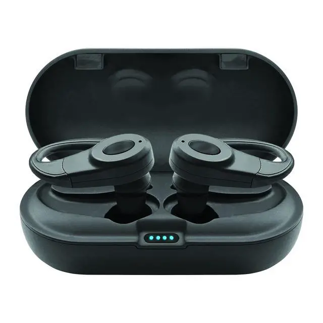 Alt view image 2 of 3 - Industries HPXBT999 Pro Series Rechargable Bluetooth Earbuds, Black
