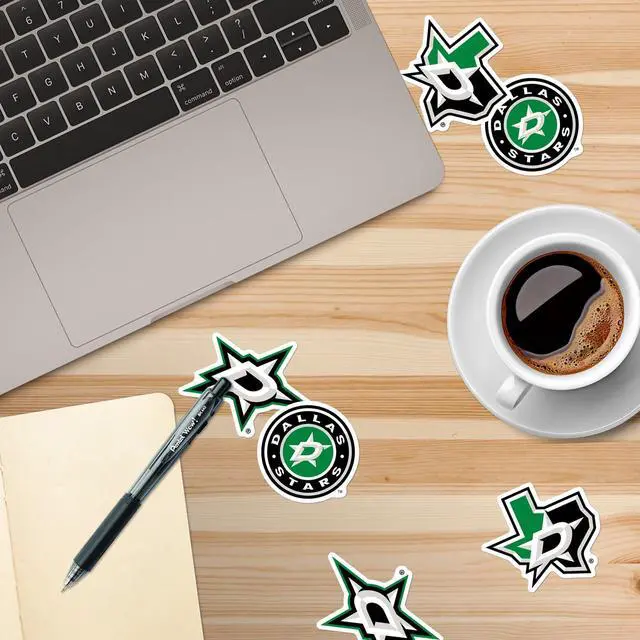 Alt view image 5 of 6 - NHL Dallas Stars Logo Team Logos 100 Vinyl Stickers Waterproof Die-Cut Car