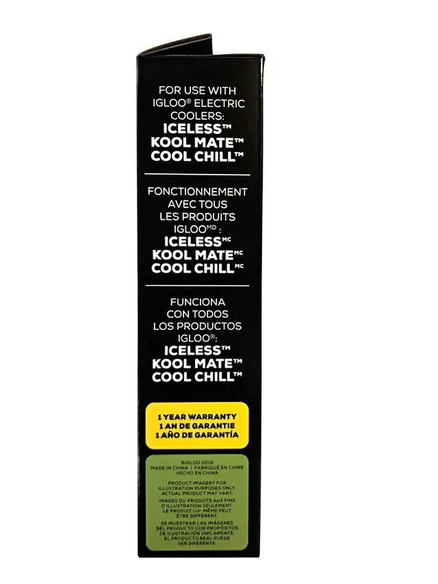 Alt view image 6 of 6 - 110V AC Power Converter for Iceless Kool Mate Cool Chill Thermolectric Coolers