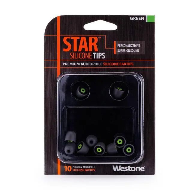 Alt view image 2 of 4 - Westone Star Silicone Replacement Eartips - 5 Pair Pack, 10.5mm Diameter X 10mm Length