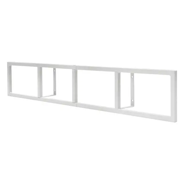 Alt view image 7 of 7 - 3Pcs DVD Shelves Wall Mount Media Storage Rack CD DVD Organizer Metal Shelf 34 Inch Cube Storage Media Shelf and Video Game Organizer, Cube Organizer Shelves Floating Shelves for Wall (3PCS-WHITE)