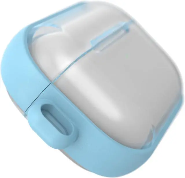Alt view image 5 of 6 - Clear Case for AirPods Pro (2nd Gen), Carabiner Included | Clear Protective Design, Wireless Charging Compatible, Carabiner Included, Drop Protection, Secure Fit