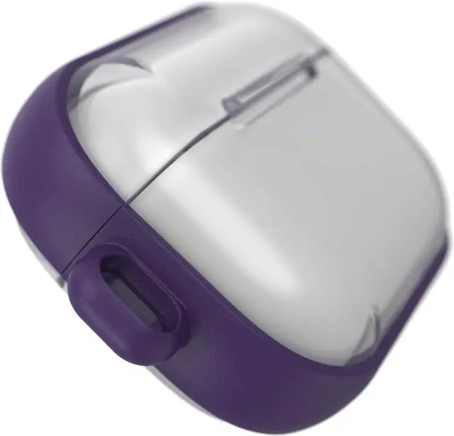 Alt view image 6 of 6 - Clear Case for AirPods Pro (2nd Gen), Carabiner Included | Clear Protective Design, Wireless Charging Compatible, Carabiner Included, Drop Protection, Secure Fit
