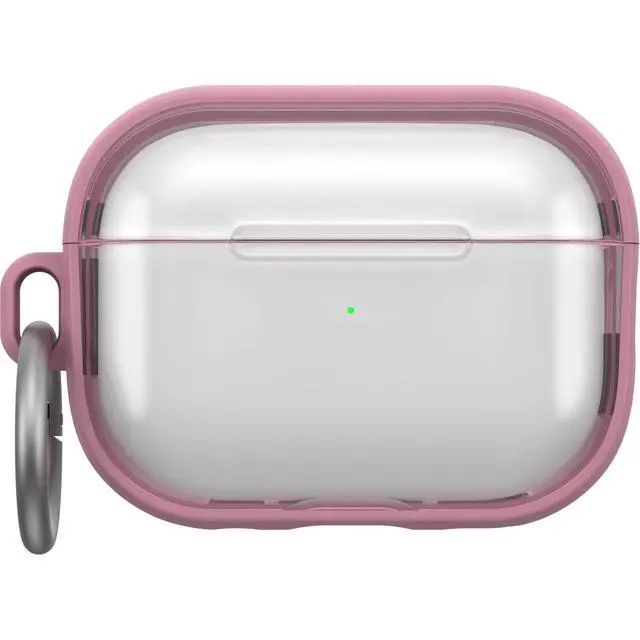 Alt view image 3 of 6 - Clear Case for AirPods Pro (2nd Gen), Carabiner Included | Clear Protective Design, Wireless Charging Compatible, Carabiner Included, Drop Protection, Secure Fit