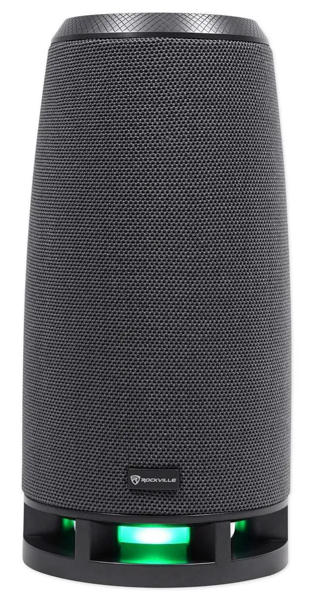 Alt view image 5 of 7 - RockShip 50W Portable Bluetooth Speaker with LED Lights, IPX4 | USB/AUX/SD Inputs, 10-Hour Rechargeable Battery, True Stereo, Built-in Mic, IPX4 Water Resistant, FM Radio