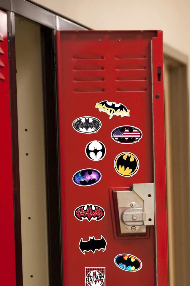 Alt view image 6 of 6 - Batman Logo 100 Vinyl Stickers Waterproof Die-Cut Decals Laptop Scrapbook