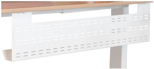 Main image of Stand Up Desk Store Under Desk Cable Management Tray Horizontal Computer Cord Raceway and Modesty Panel (White, 39")