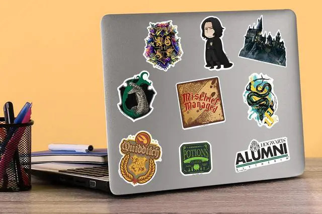 Alt view image 5 of 6 - Harry Potter Slytherin Theme Bundle Set 2 100 Vinyl Stickers Waterproof Car