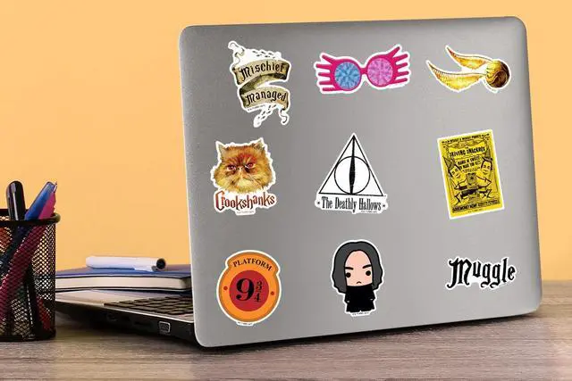 Alt view image 5 of 6 - Harry Potter Mixed Theme Bundle 100 Vinyl Stickers Waterproof Die-Cut Car