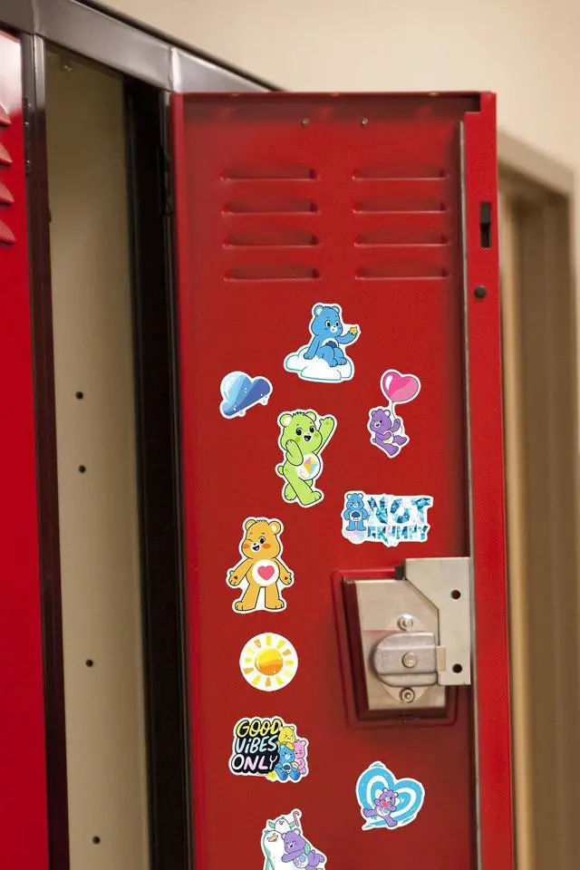 Alt view image 6 of 6 - Care Bears Unlock The Magic Set 2 100 Vinyl Stickers Waterproof Die-Cut