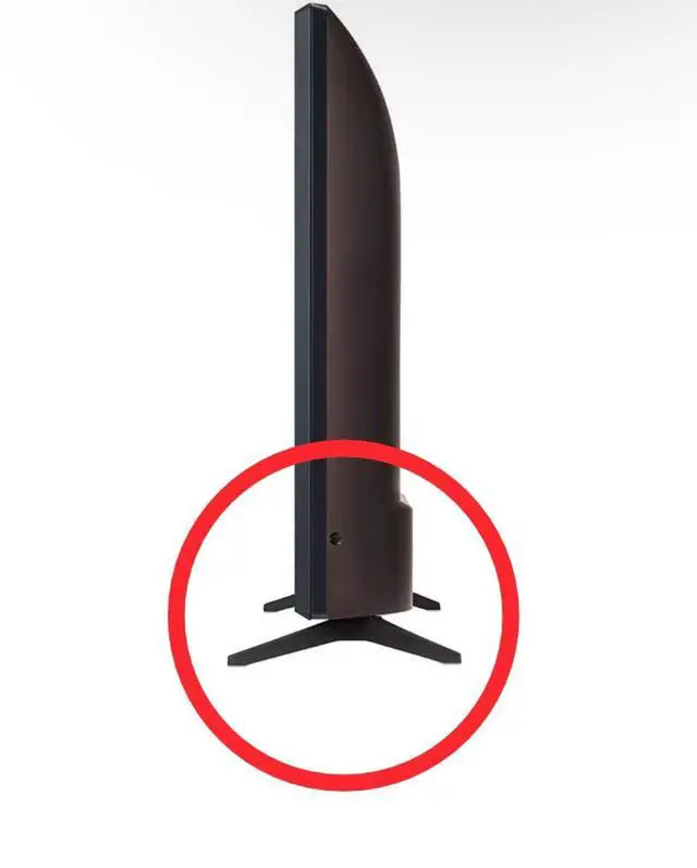 Alt view image 5 of 5 - Original TV Base Stand Legs for LG - 32" Model 32LM577BZUA (Screws Included.)