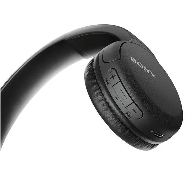 Alt view image 7 of 7 - WH-CH510 Wireless On-Ear Headphones (Black) Bundle | USB Bluetooth 5.0 Dongle Adapter, Hands-Free Design, Comfortable Design, Up to 35 hours of battery life, (2 items)