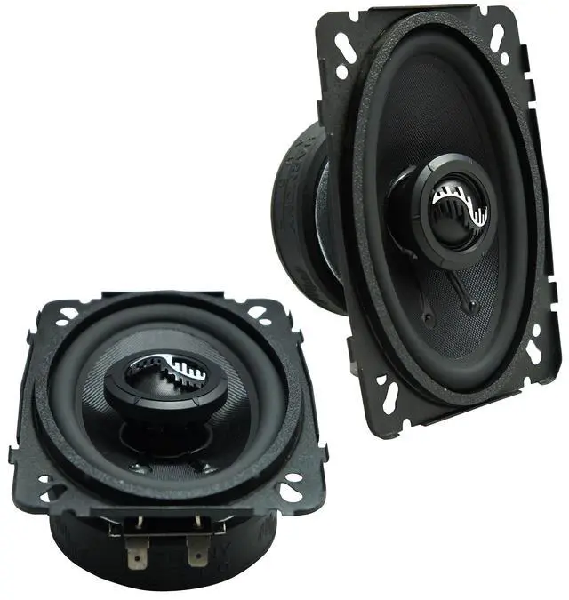 Alt view image 2 of 5 - 4x6 Replacement Dash Speakers Carbon Series 150W Car Stereo | 4x6 coaxial upgrade pair for older Chevy GMC and Ford truck factory locations, drop-in fit, clean highs punchy midbass