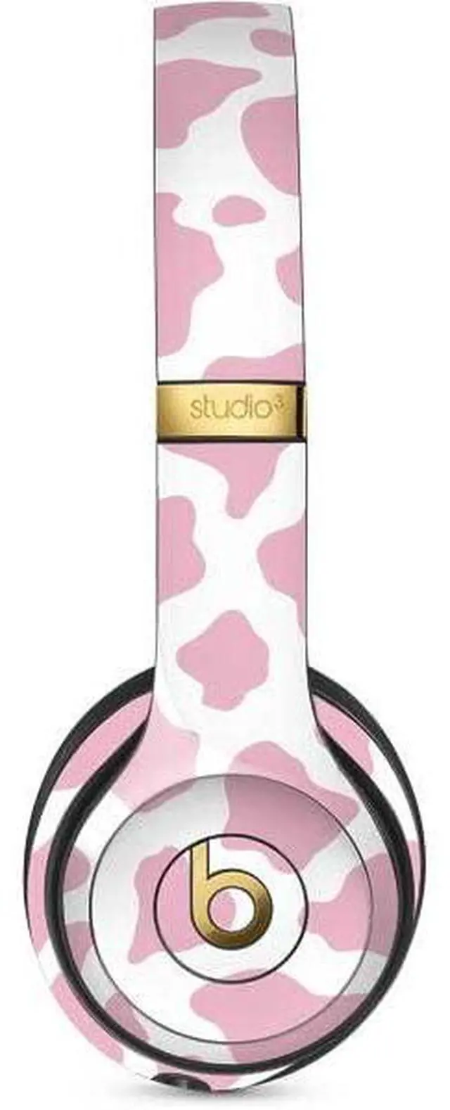 Main image of Decal Audio Skin Compatible with Studio Wireless 3 - Pink Cow Print Design