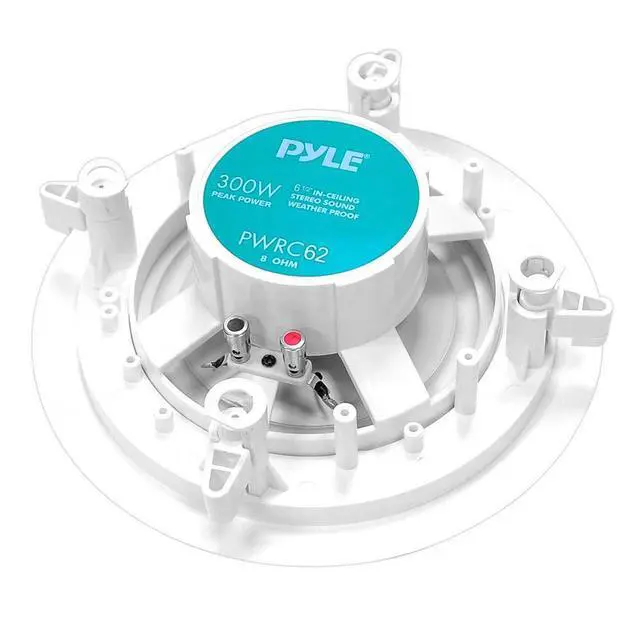 Alt view image 3 of 6 - 6.5 Inch 300W Dual Channel 8 Ohm Home Audio In Ceiling Marine Grade Waterproof Speaker with 60Hz to 22kHz Frequency Response, Single, 1 Pack