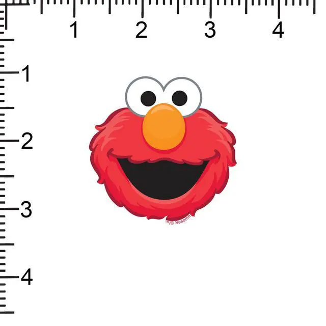 Alt view image 2 of 6 - Sesame Street Elmo Face 200 Vinyl Stickers Waterproof Die-Cut Decals Laptop