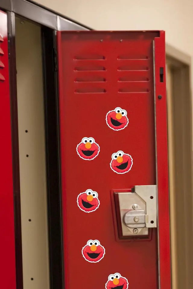 Alt view image 4 of 6 - Sesame Street Elmo Face 200 Vinyl Stickers Waterproof Die-Cut Decals Laptop