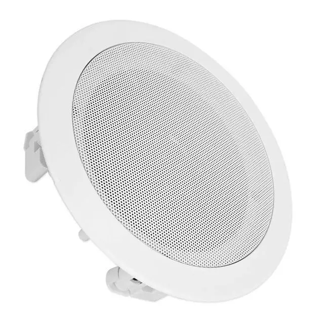 Alt view image 4 of 7 - HC55 White 5.25" in-Ceiling Home Theater Speakers, 8 Ohm, 4-Pack | 300W Peak / 120W RMS, Swivel Tweeter, Paintable Flush Mount Grills, 88dB, 80Hz-20KHz, 6.5" Cut-Out, 2-Way, Multi-Room