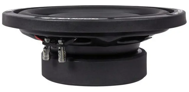 Alt view image 5 of 6 - W8T4-S2 8" SVC 2-Ohm Slim Car Subwoofer, 1000W Peak/250W, 2-Pack | CEA-2031 Compliant, 1.5" Voice Coil, 33oz Magnet, Butyl Surround, Steel Basket, Nickel Terminals, 2.5" Depth, 39Hz-500Hz, RMS