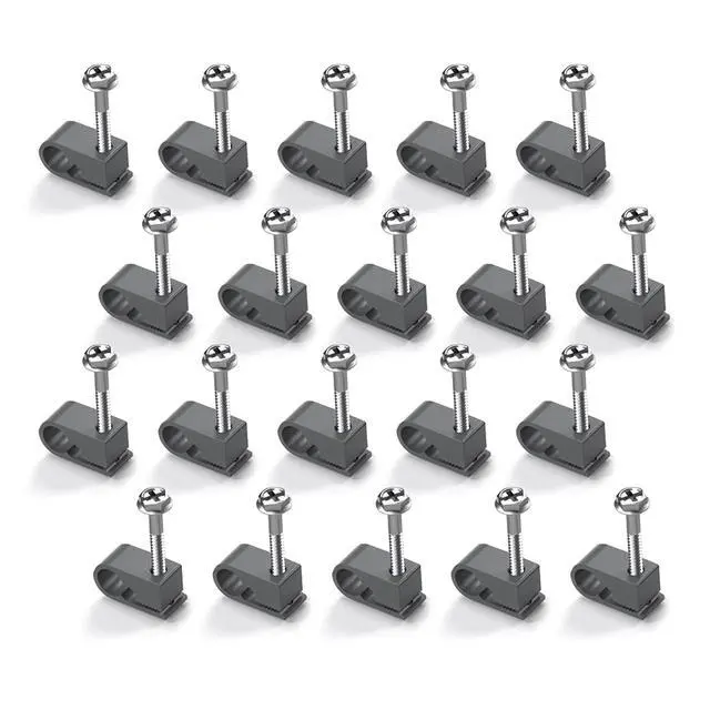 Alt view image 3 of 6 - Starlink Cable Routing Kit Screws+ Clamps for Starlink Series Wire Clip 20 Packs