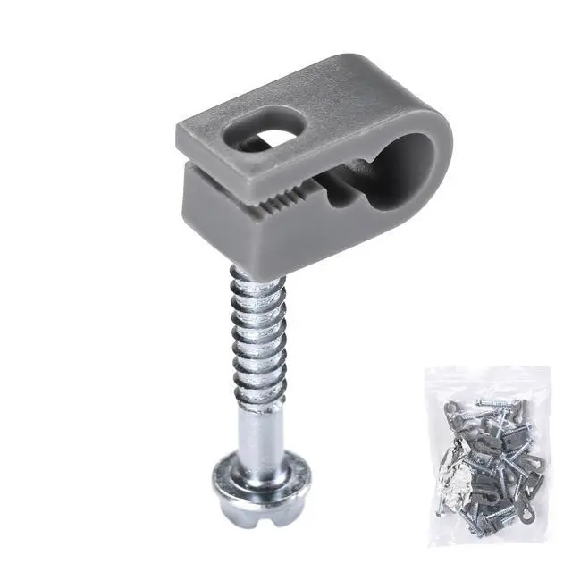 Alt view image 4 of 6 - Starlink Cable Routing Kit Screws+ Clamps for Starlink Series Wire Clip 20 Packs