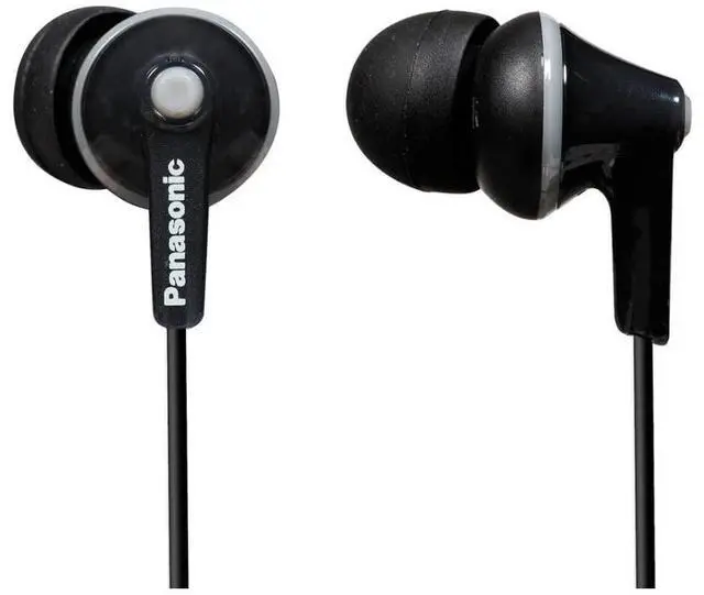 Main image of RP-HJE125-K HJE125 ErgoFit in-Ear Earbuds (Black)