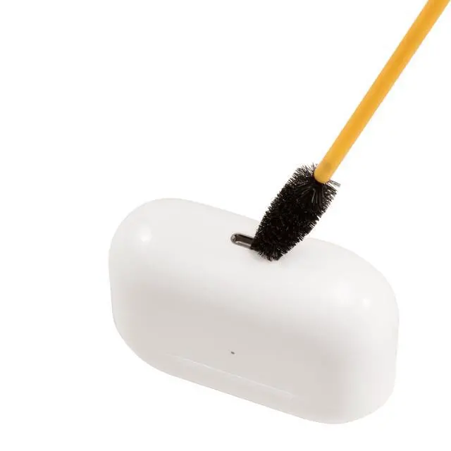 Alt view image 2 of 7 - CleanDr Earbud Cleaning Kit | 32-piece kit removes earwax and debris, brushes wipes picks solution, safe cleaning for AirPods earbuds charging cases