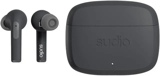 Main image of N2 Pro True Wireless Bluetooth in-Ear Earbuds with ANC - Multipoint Connection, IPX4 Water Resistant, USB-C and Wireless Charging, Microphone, 30h Play Time with Charging Case (Black)