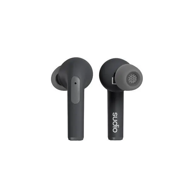 Alt view image 2 of 5 - N2 Pro True Wireless Bluetooth in-Ear Earbuds with ANC - Multipoint Connection, IPX4 Water Resistant, USB-C and Wireless Charging, Microphone, 30h Play Time with Charging Case (Black)