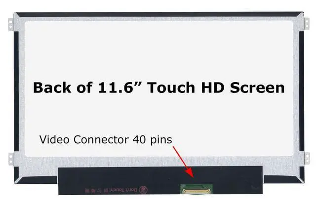 Alt view image 2 of 6 - New Touch Screen Replacement for BOE NV116WHM-T04 V8.0 V8.1 | Matte Touch 40pin IPS HD 1366x768 LCD LED Display with Tools