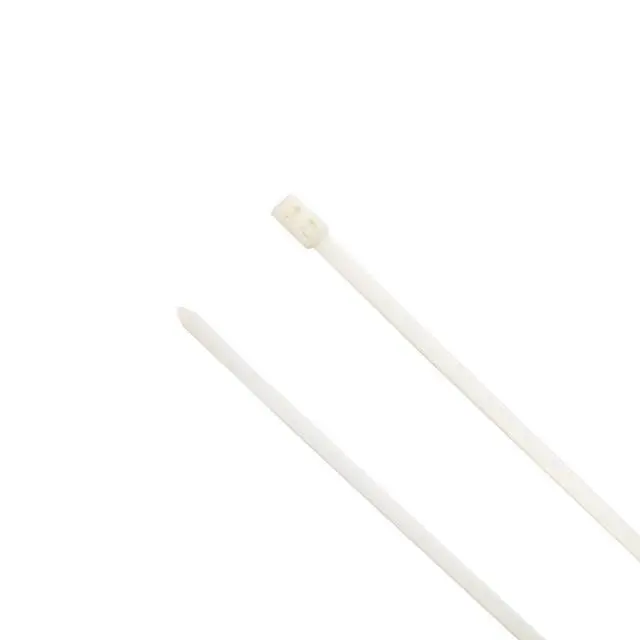 Alt view image 6 of 7 - 12-inch Natural Double Loop Cable Tie, 50-lb Tensile Strength, 100-Pack