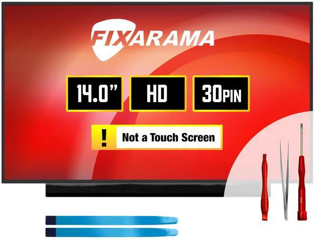 Main image of Screen Replacement for Lenovo Thinkpad T490 20N2 20N3 Grade A+ | HD 1366x768 Matte 30pin Non-Touch 14.0" LED LCD Display with Tools Tape