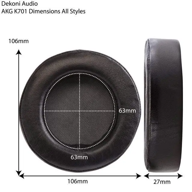 Alt view image 2 of 5 - Replacement Earpads Compatible with AKG K701, K702, K7XX and More (Elite Fenestrated Sheepskin)