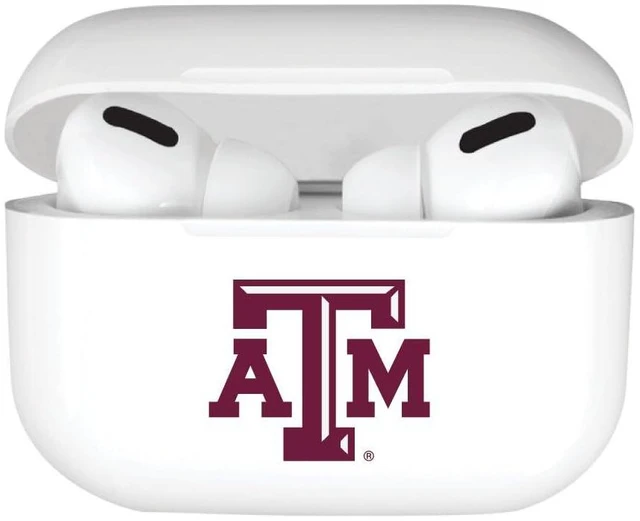 Main image of AirPods Case, Texas A&M University AirPods Pro (Gen 1 & 2) / White (TPU)