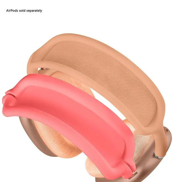 Alt view image 2 of 7 - SaharaCase - Silicone Combo Kit Case for AirPods Max Headphones, Orange, (HP00186)