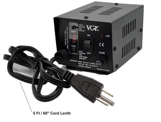Alt view image 4 of 6 - VT-500J - Japanese Step Up/Down Voltage Transformer Converts Japan 100 Volts To 110V OR Vice Versa - 500 Watt