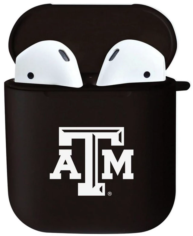 Alt view image 2 of 6 - AirPods Case, Texas A&M University AirPods/White (TPU)